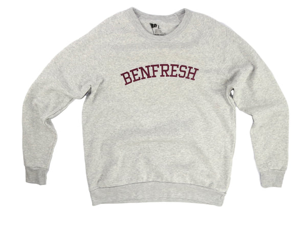 Ben Fresh Eco-Fleece Lightweight Fitted Crewneck